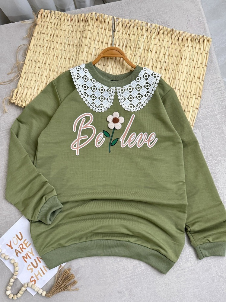 عکس بلوز گیپور LOVE - شماره 4